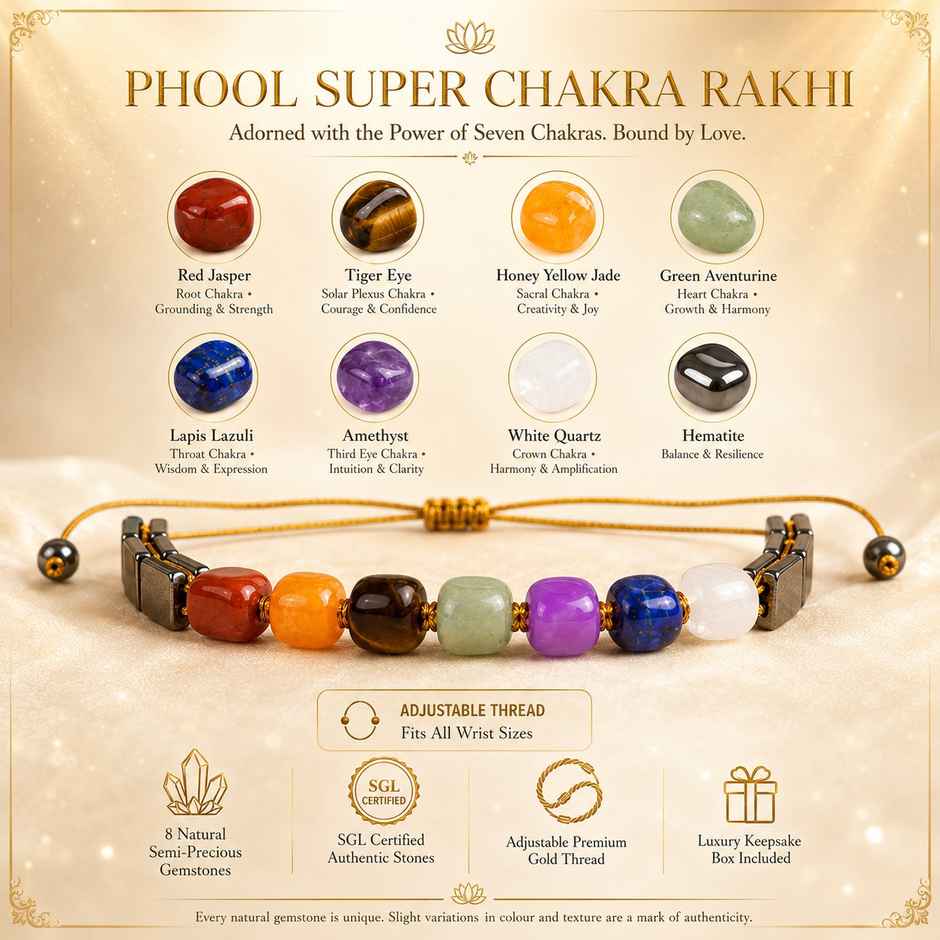 Phool Super Chakra Rakhi