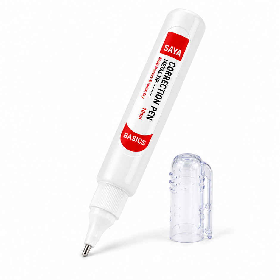 Saya Correction Pen | Smooth and Precise for Clean Corrections | 10ml