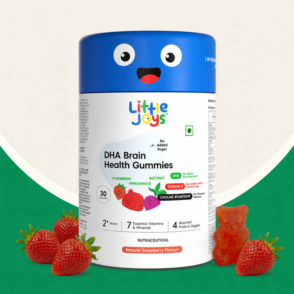 Little Joys Dha Brain Gummies | Strawberry