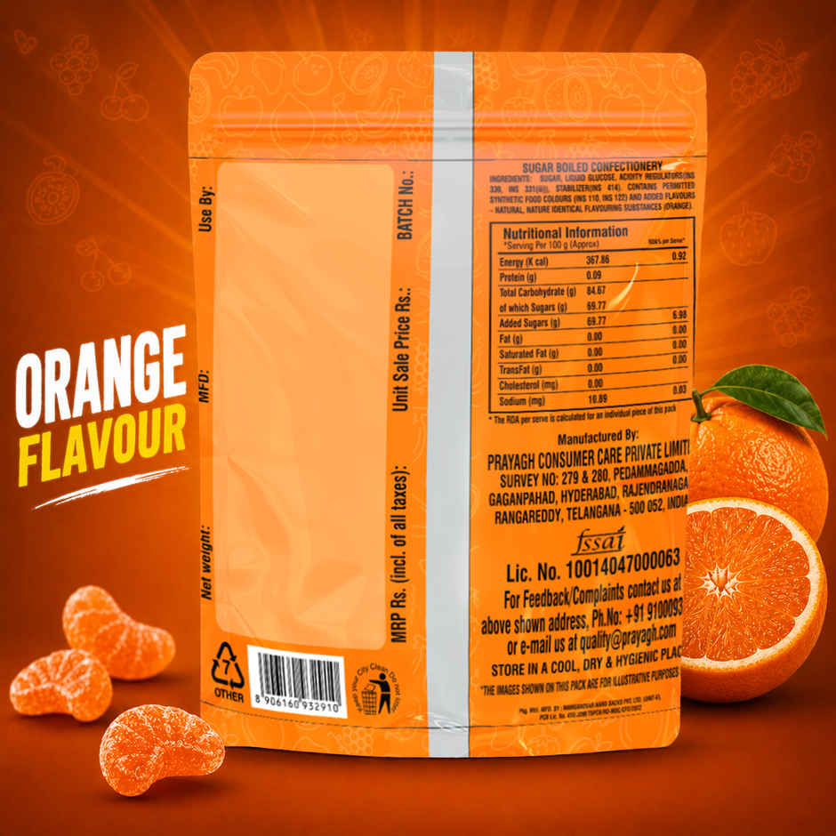 Cintu Go-Goli Orange Flavour Candy