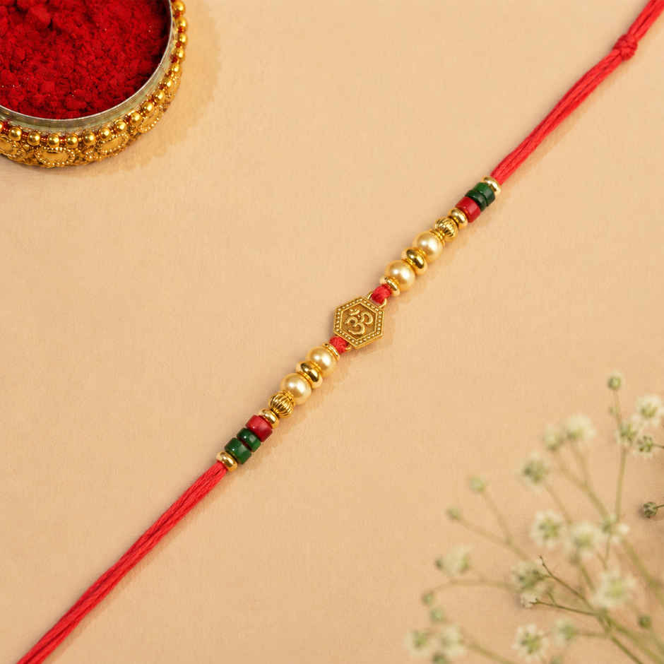 Rakhi for Brother | Om | Religious | Pack of 1 | Shree Rakhi