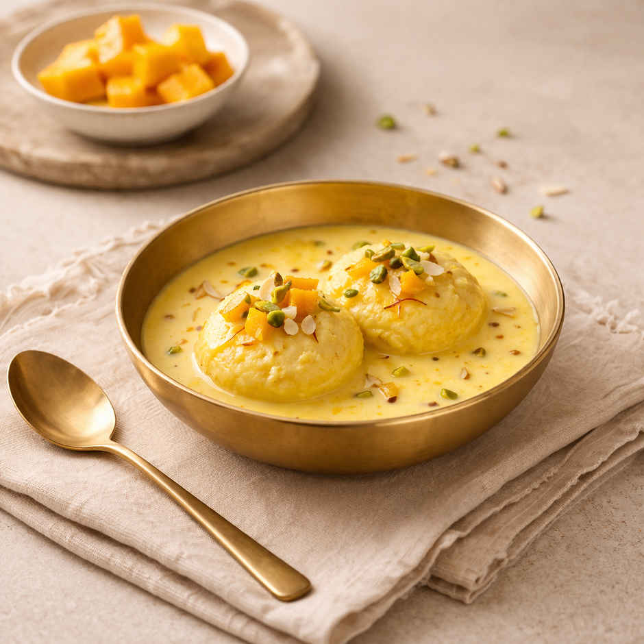 Mango Rasmalai