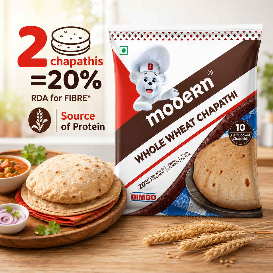 Modern Whole Wheat Chapathi