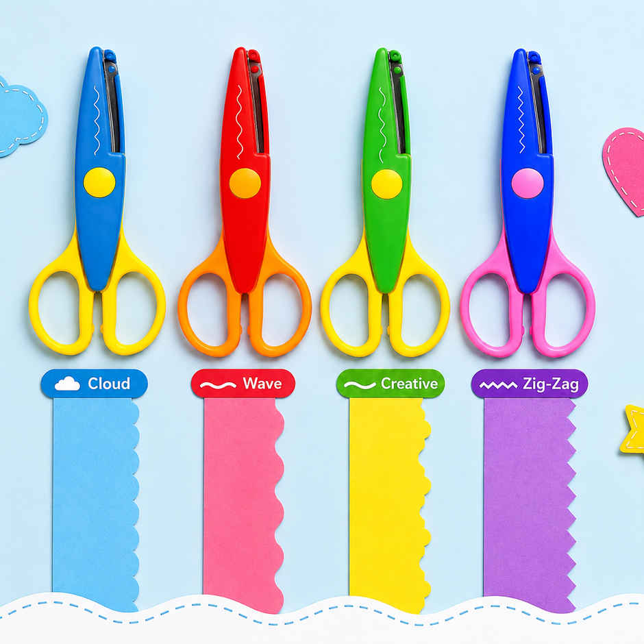 Saya Craft Scissors | Creative Design Cutting Shears for Art | Scrapbooking & DIY Projects