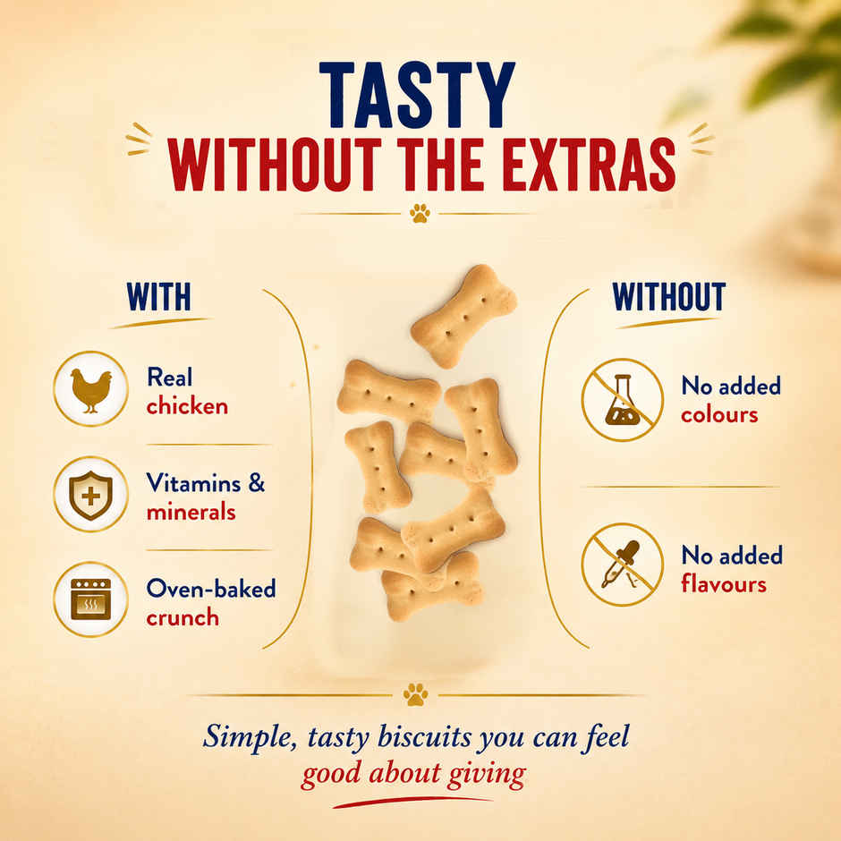 Purepet Biscuit, Chicken flavour, Dog Treats