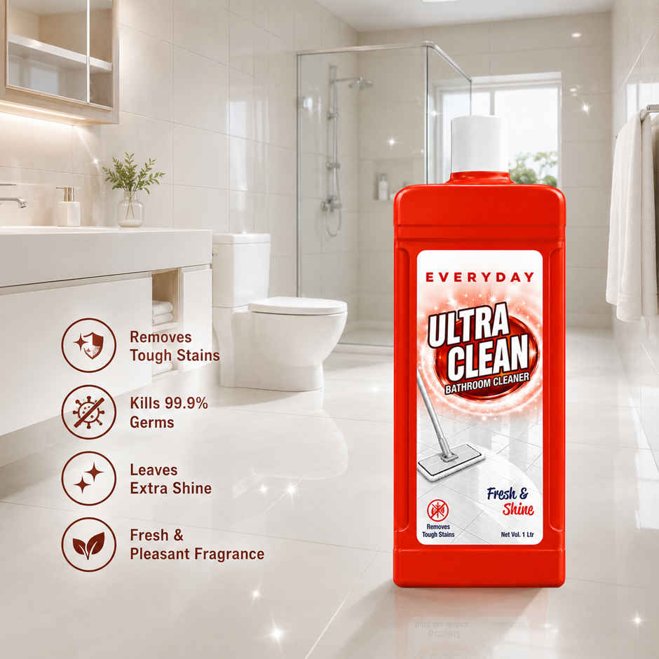 Ezee Everyday Ultra Clean Bathroom Floor Cleaner - Removes Bathroom Stains