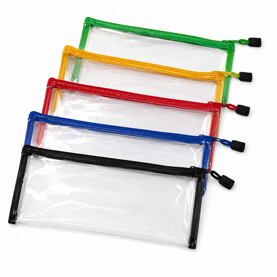 Saya PVC Makeup Pouch | Pencil Case | Pen Pouch & Travel Organizer for School and Office