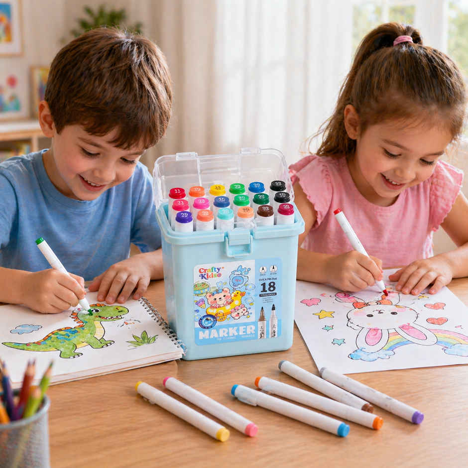Fablue Twin Acrylic Marker Set | Blue