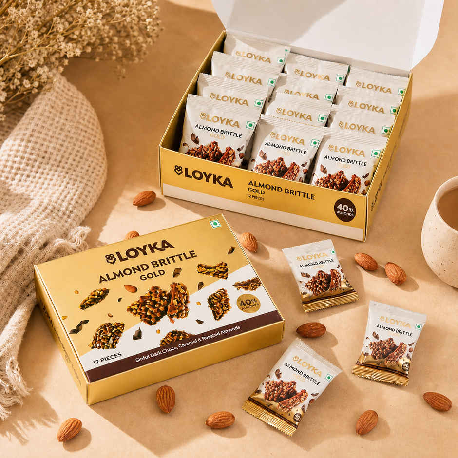 Loyka Almond Brittle Gold