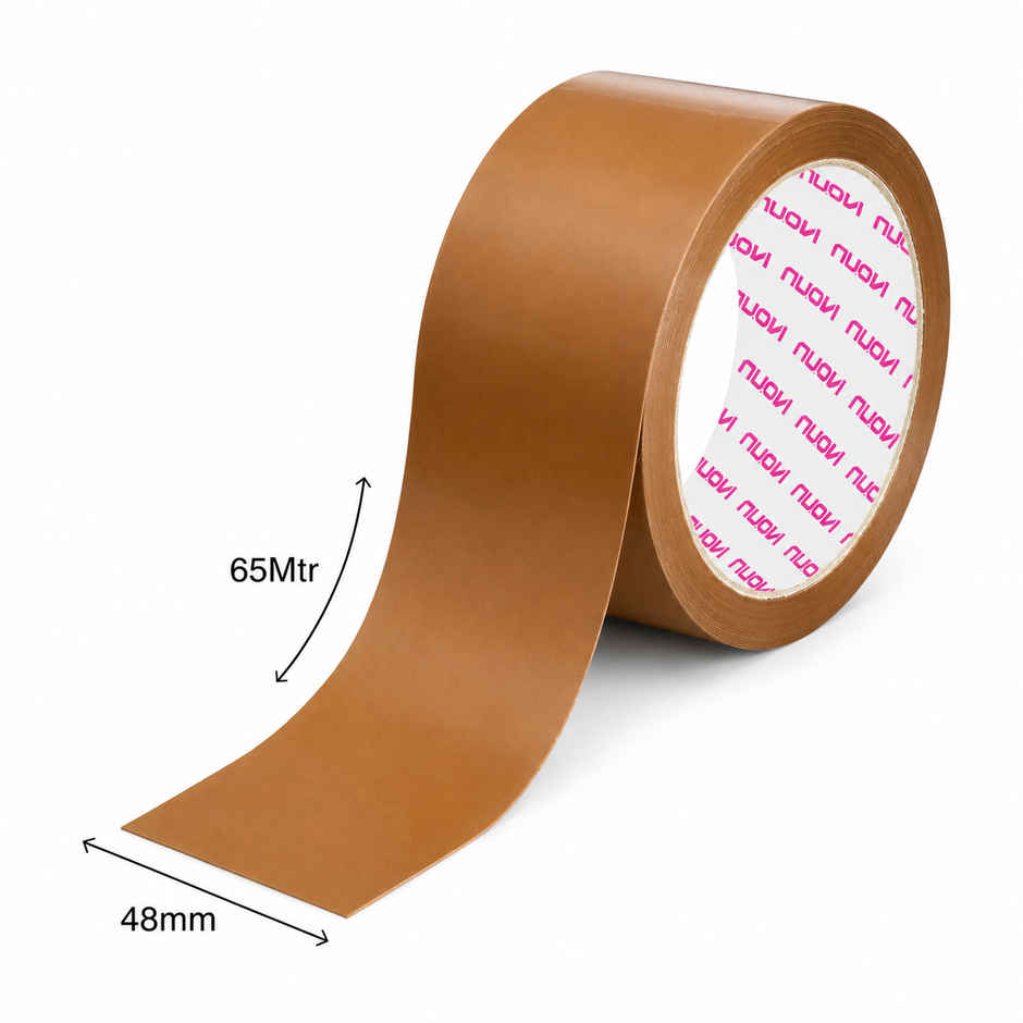 Ondesk Essentials Bopp 42 Microns Brown Tape 2Inch X 65Mtr