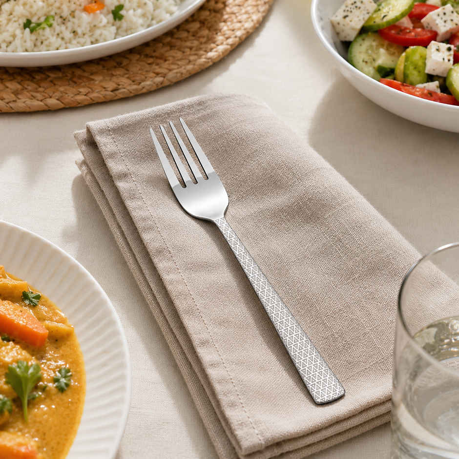 Petals 6Pcs Stainless Steel Laser Etched 16 Cm Master Baby Fork