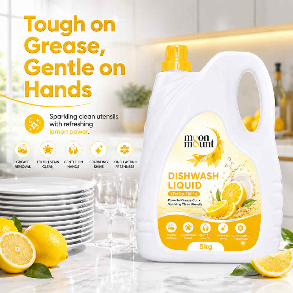 Moon&Mount Lime And Basil Fragrance Dishwash Liquid Gel