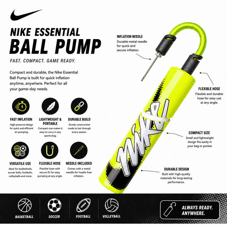 Nike Essential Ball Pump