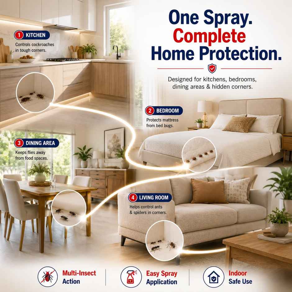 Good Morning All Insect Killer Spray - 400ml | Pack of 3
