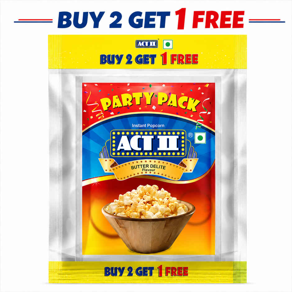 Act II Instant Popcorn | Butter Delite | Hot & Fresh in 3 mins