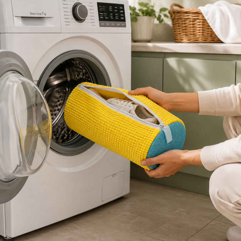 DALUCI Shoe Washing Machine Bag Reusable Shoe Cleaning Bag with Durable Zipper And Mesh