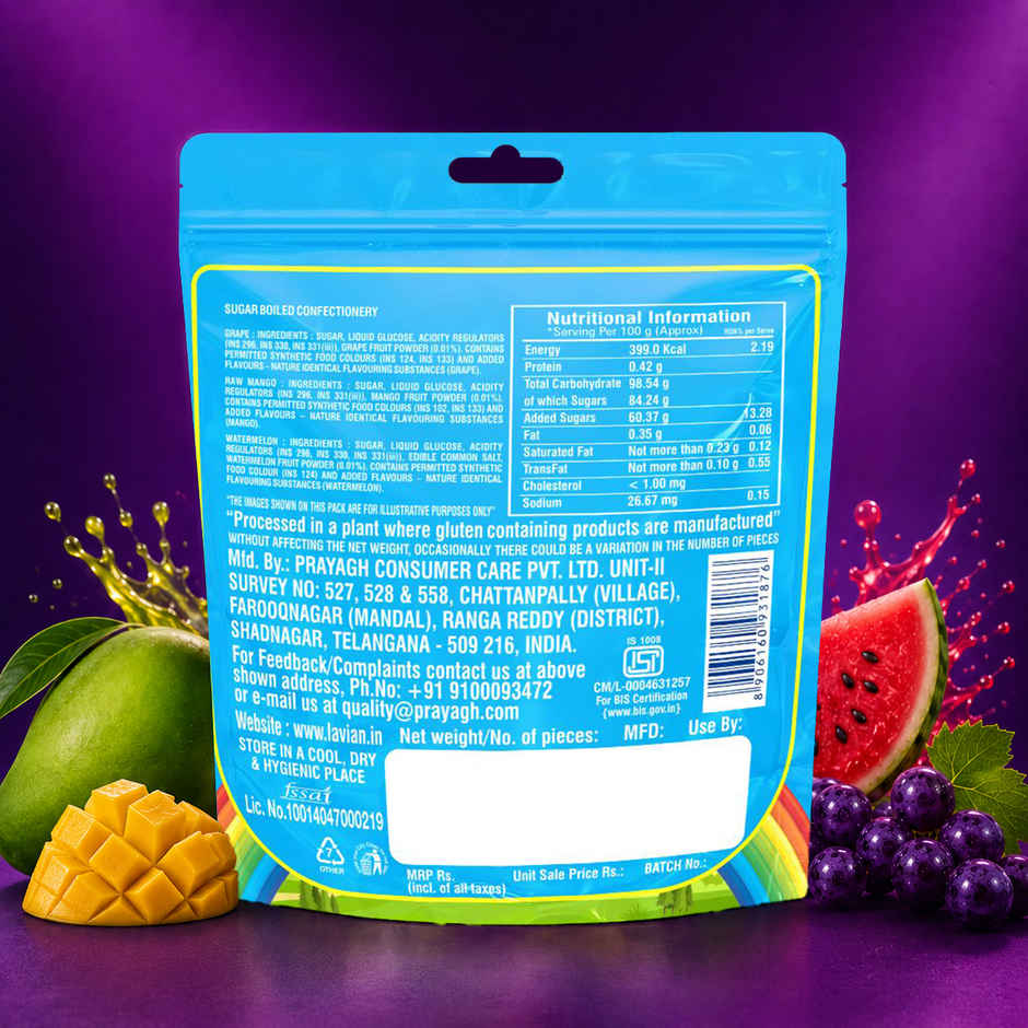 Lavian Exotique Fruit Blast | Chewy Candy