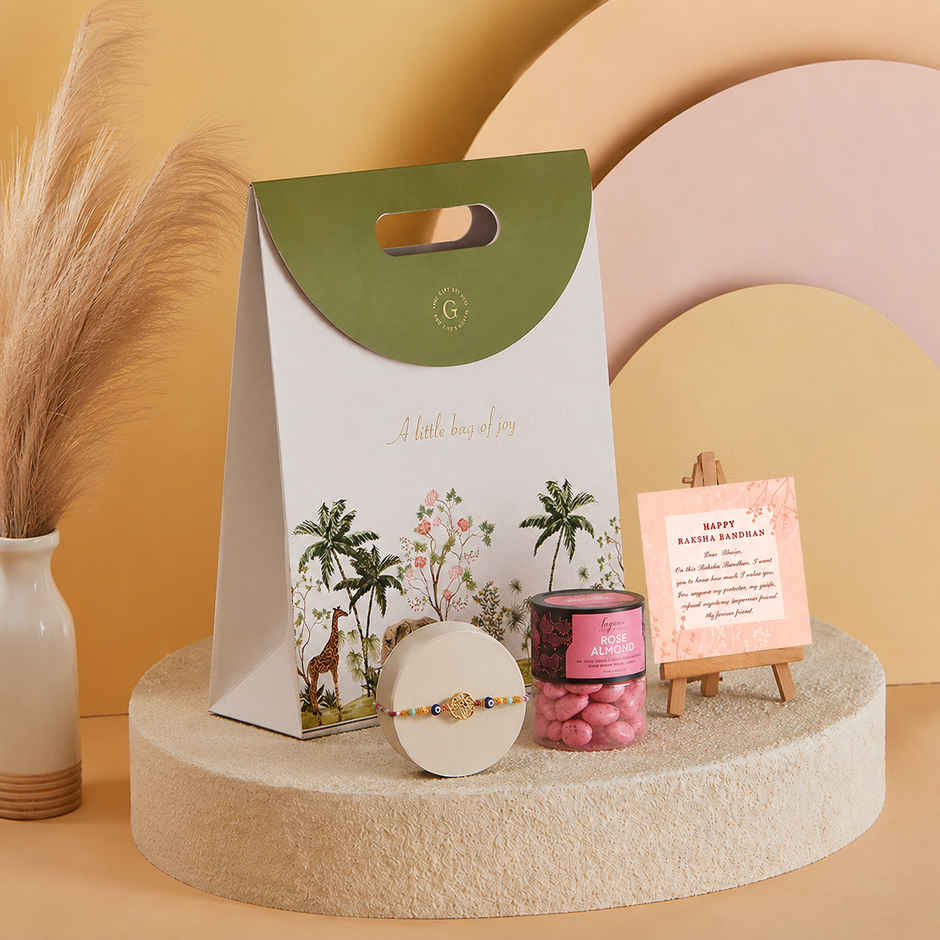 The Gift Studio Rakhi & Sweet Goodie Bag