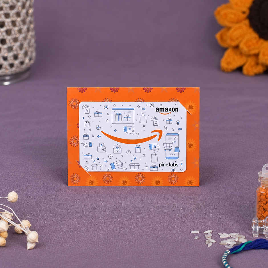 Amazon Pay Rakhi Shagun Gift Card - INR 3100 | Royal Blue