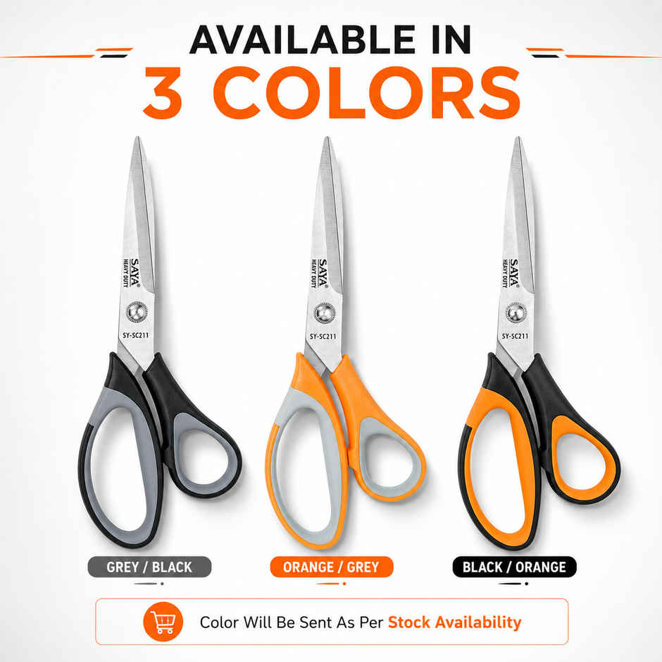 Saya Heavy Duty Scissors | Multipurpose Cutting Shears for Home, Office, School & Craft Use