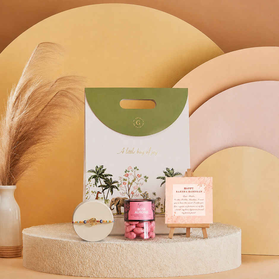 The Gift Studio Rakhi & Sweet Goodie Bag
