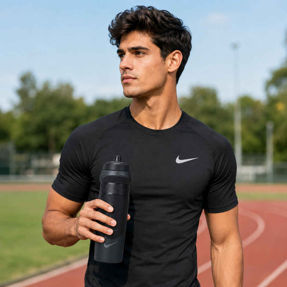NIKE Hypersport Sipper Bottle - 590 ml-Black