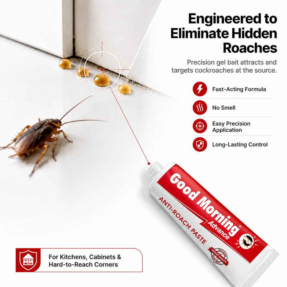 Good Morning Anti Roach Cockroach Killer Paste - 45 Grams