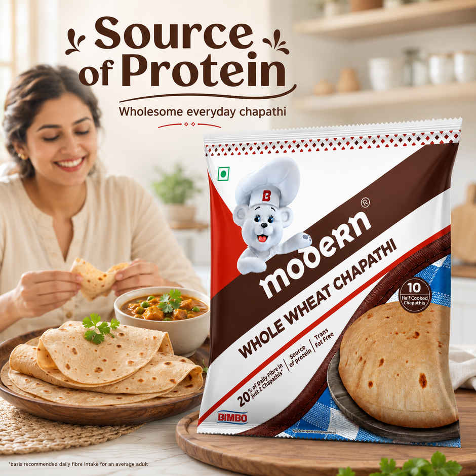 Modern Whole Wheat Chapathi