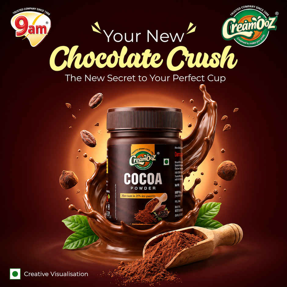 Creamooz Cocoa Powder 50g | Rich Cocoa for Baking & Desserts