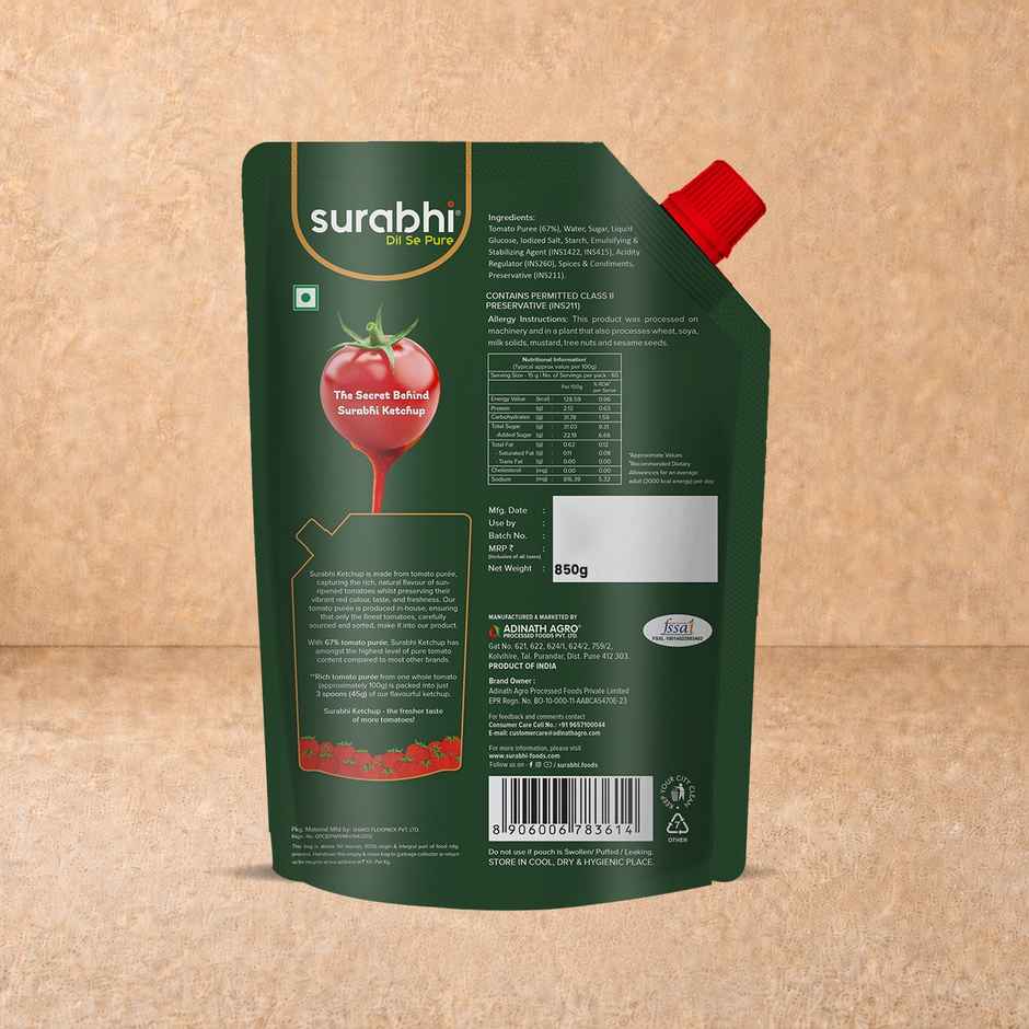 Surabhi Tomato Ketchup No Onion No Garlic