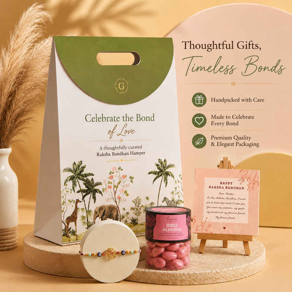 The Gift Studio Rakhi & Sweet Goodie Bag
