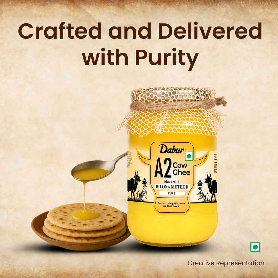 Dabur A2 Cow Ghee | Rich In Vitamin A & Antioxidant Properties