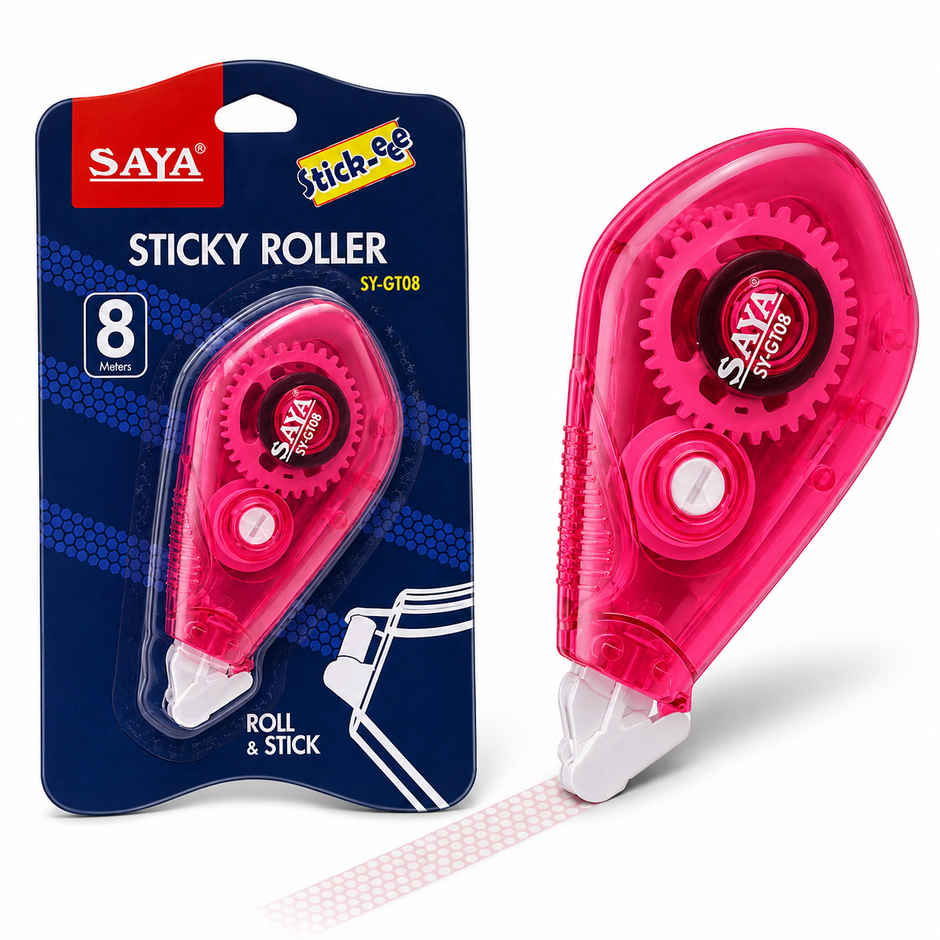 Saya Adhesive Roller Tape - Smooth, Precise, and Mess-Free Application | Assorted