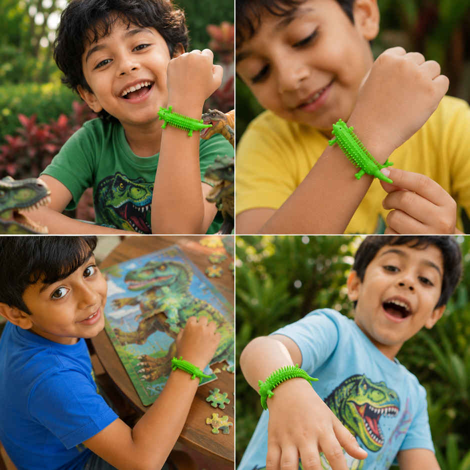 Phool Kids Triceratops Rakhi Band (Color may vary)