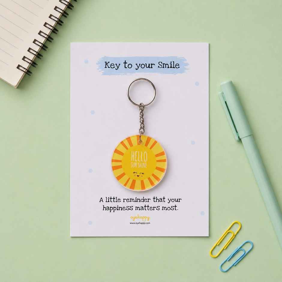 Sunshine Keychain | Oye Happy