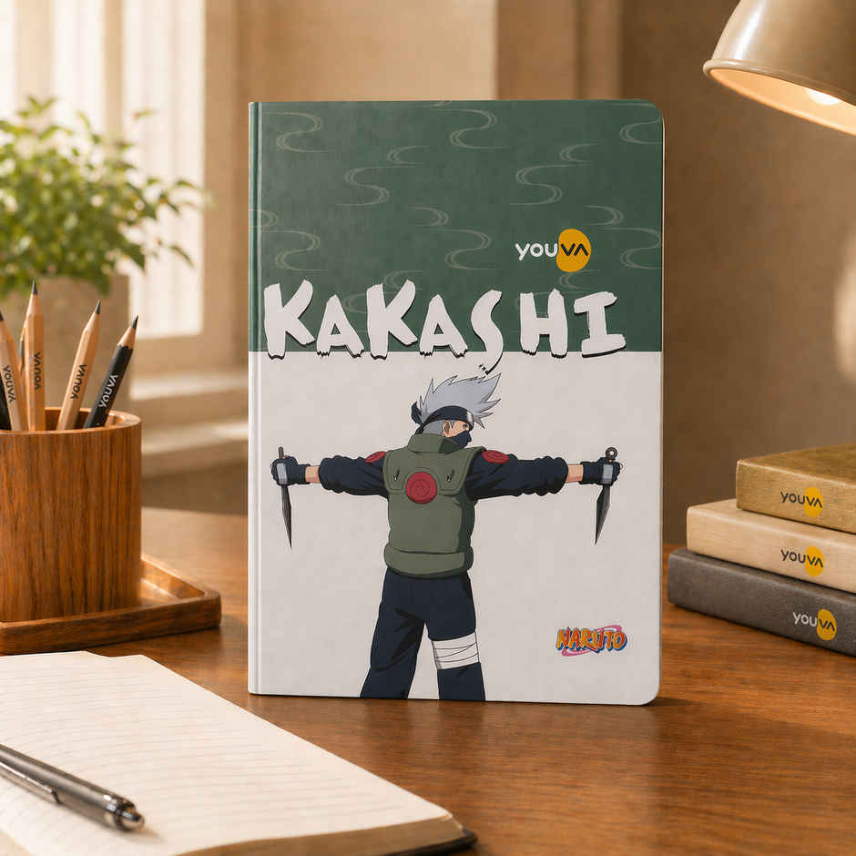 Youva by Navneet Naruto Expression Notebook | A5 Size | 14.8 x 21 cm | Single Line | 192 Pages