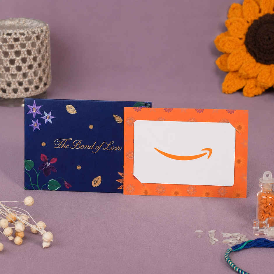 Amazon Pay Rakhi Shagun Gift Card - INR 3100 | Royal Blue