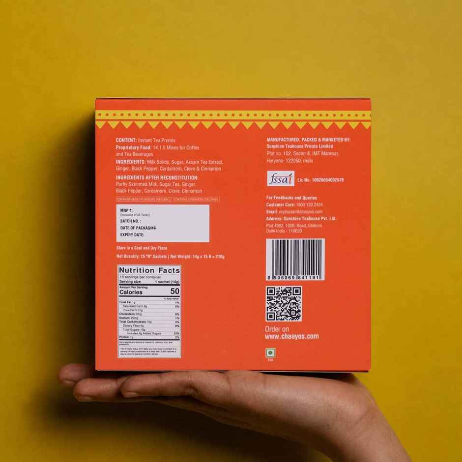 Chaayos Instant Masala Tea Premix