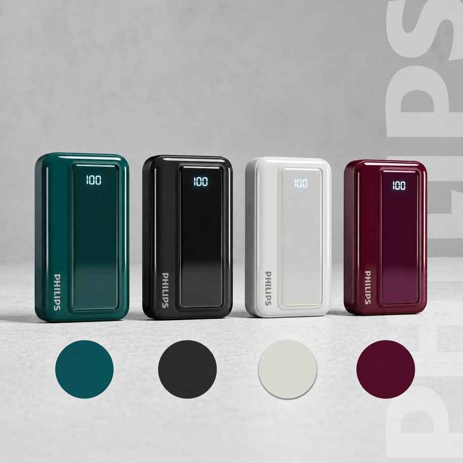 Philips DLP1711NC/94 10000mAh 22.5W Max Fast Charging Power Bank with Digital LED Display