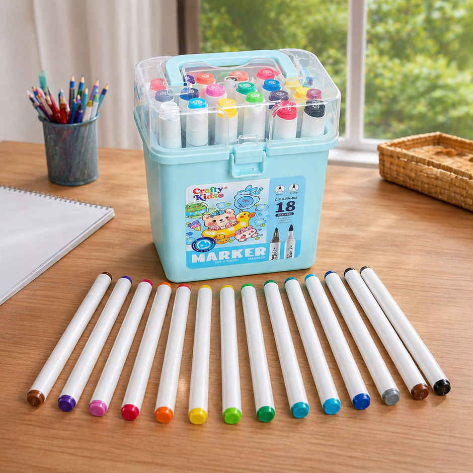 Fablue Twin Acrylic Marker Set | Blue