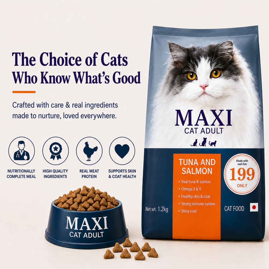 Maxi Tuna | Salmon Dry Cat FOOD