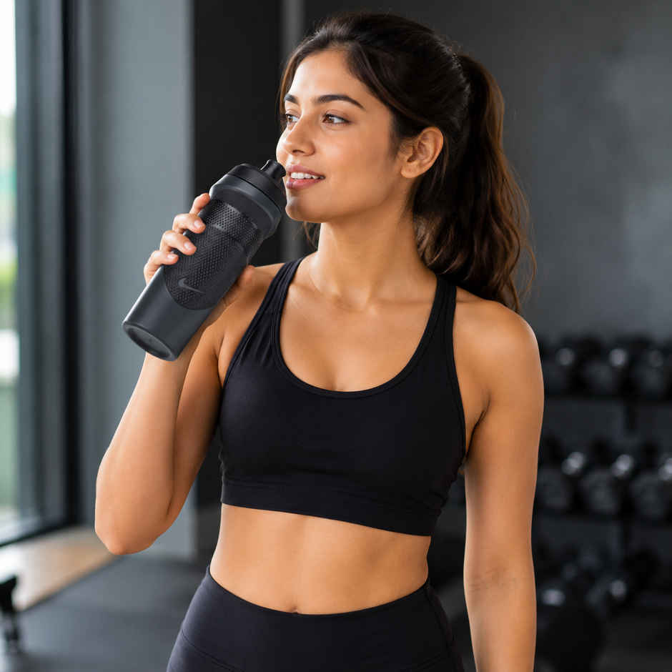 NIKE Hypersport Sipper Bottle - 590 ml-Black