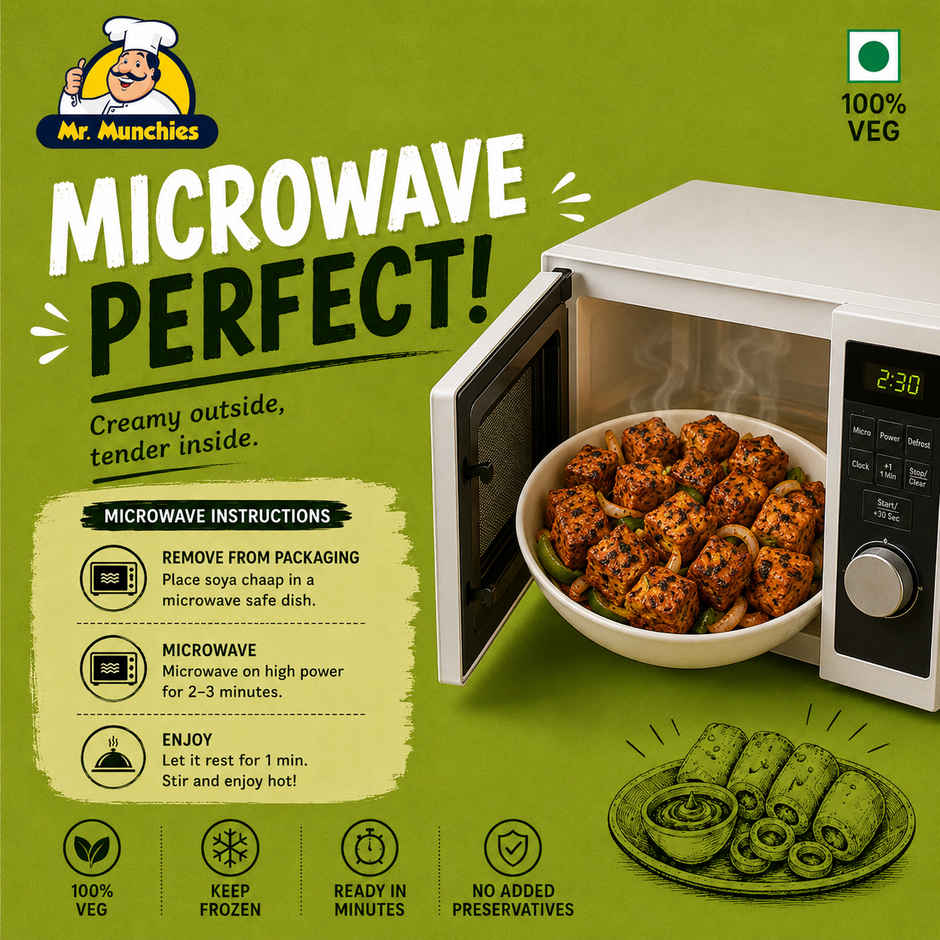 Mr. Munchies Tandoori Soya Chaap