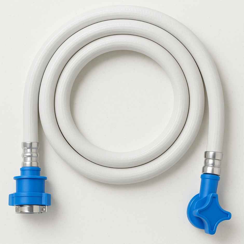 Daluci Washing Machine Inlet Hose Pipe, Hot & Cold Water, Anti-Kink, Universal Tap Connector - 3m