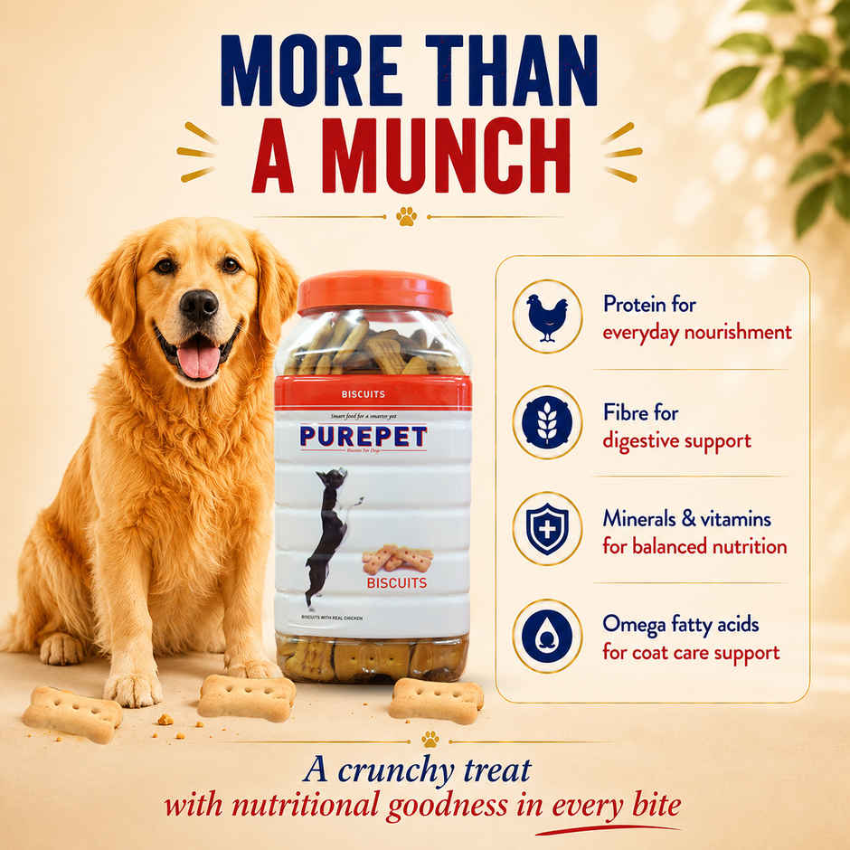 Purepet Biscuit, Chicken flavour, Dog Treats