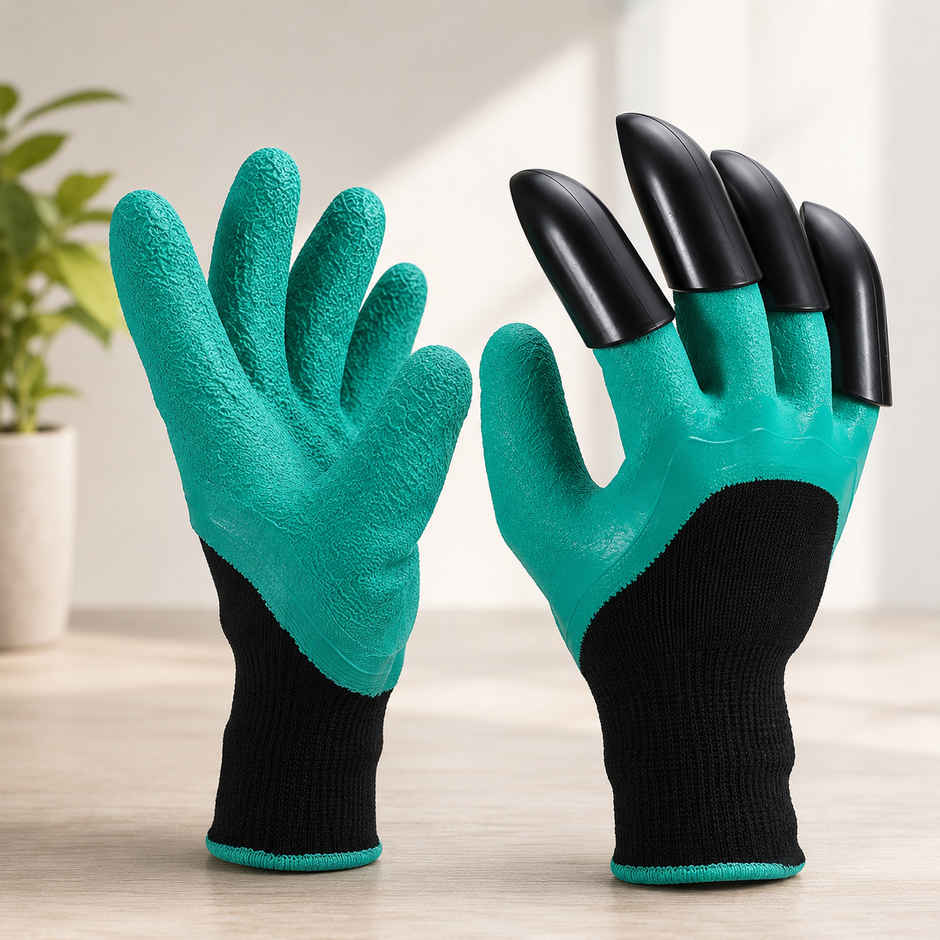 Daluci Heavy Duty Garden Gloves With Abs Claws For Pruning and Digging | 1 Pair