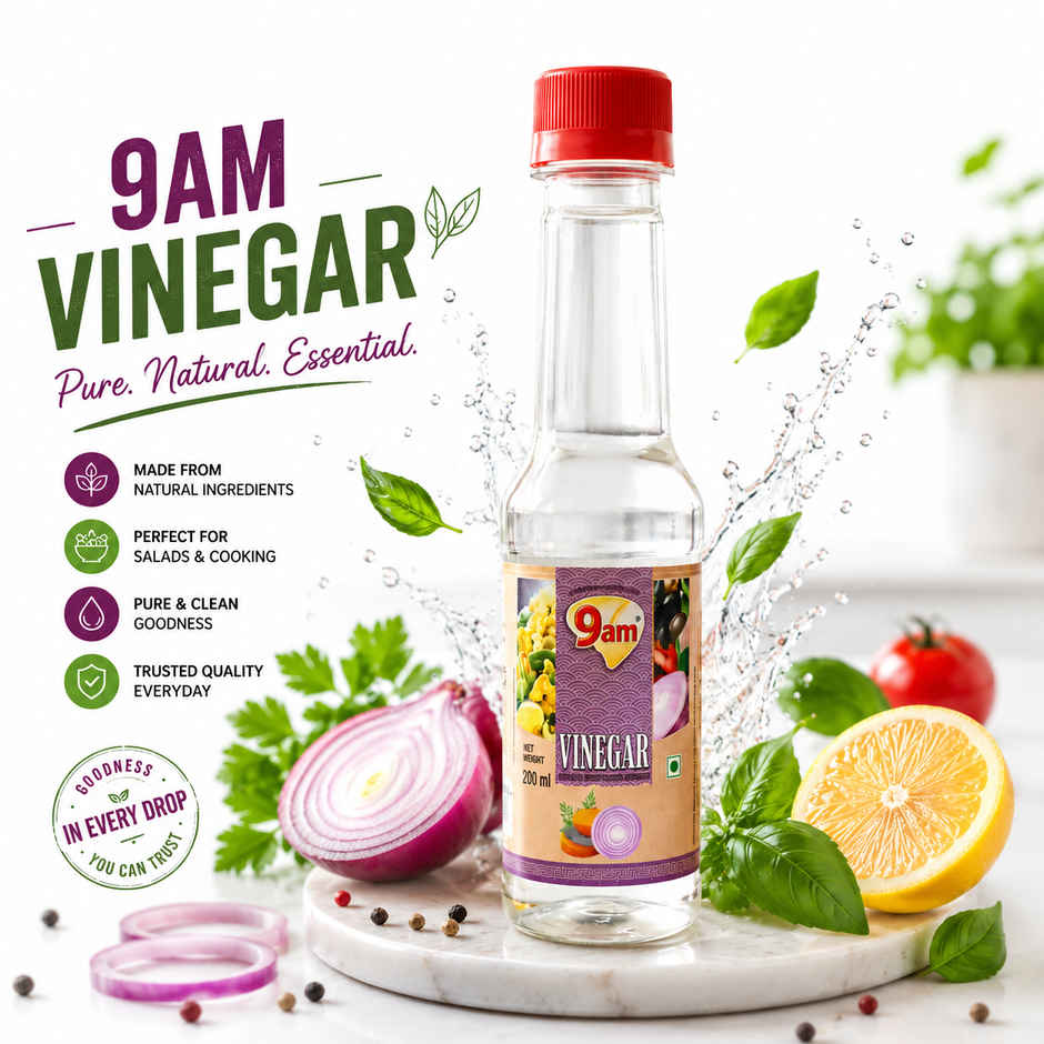 9am Vinegar | Ideal for Noodles, Manchurian & Chinese Dishes