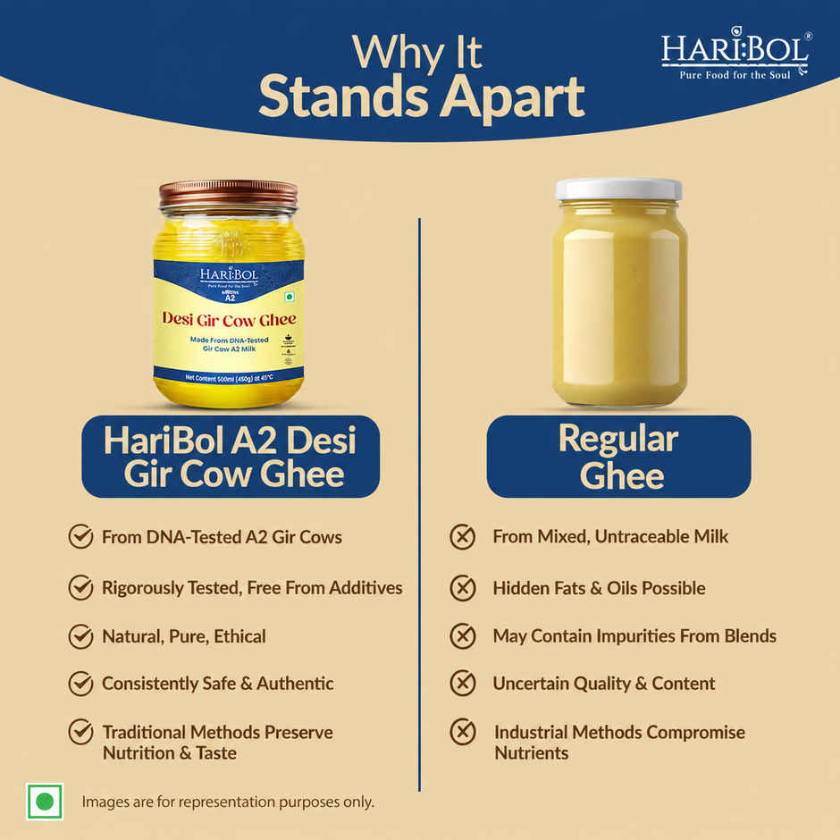 Haribol Desi Gir Cow Ghee | Pure & Traditional