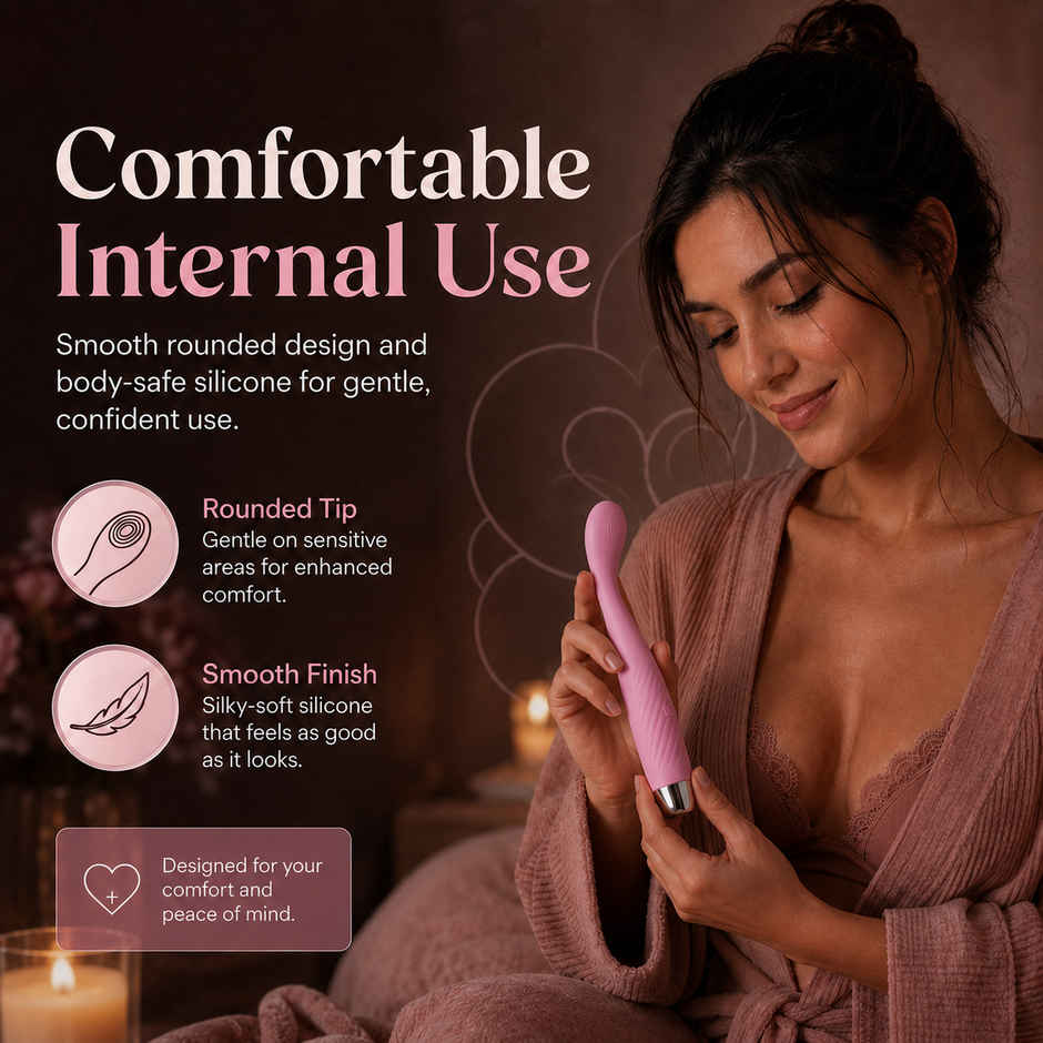 Qibox Personal Body Massager with 10+ Vibration Patterns Waterproof & Flexible Neck