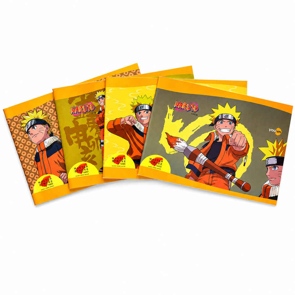 Youva Naruto Drawing Book | A4 Size | 21 x 29.7 cm | 36 Pages